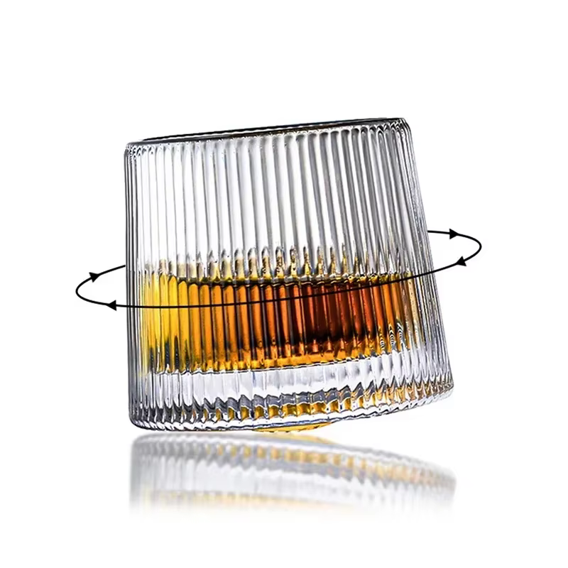 Verre à whisky rotatif créatif et original