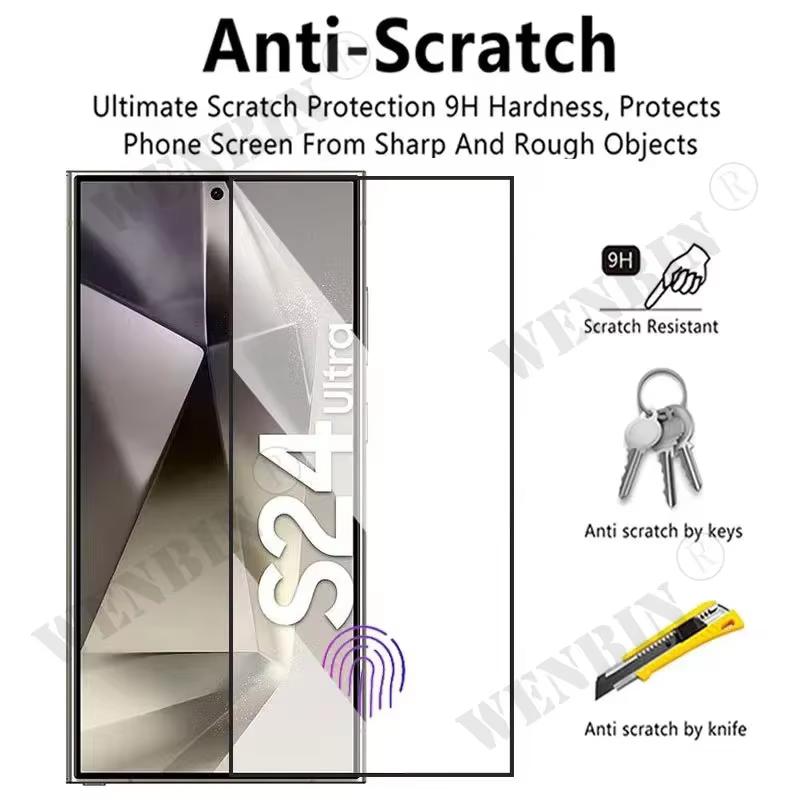 3 pièces verre trempé pour Samsung Galaxy S26 S25 S24 S23 S22 Ultra Plus FE A57 A56 A36 A17 protecteur d'écran verre de protection complet