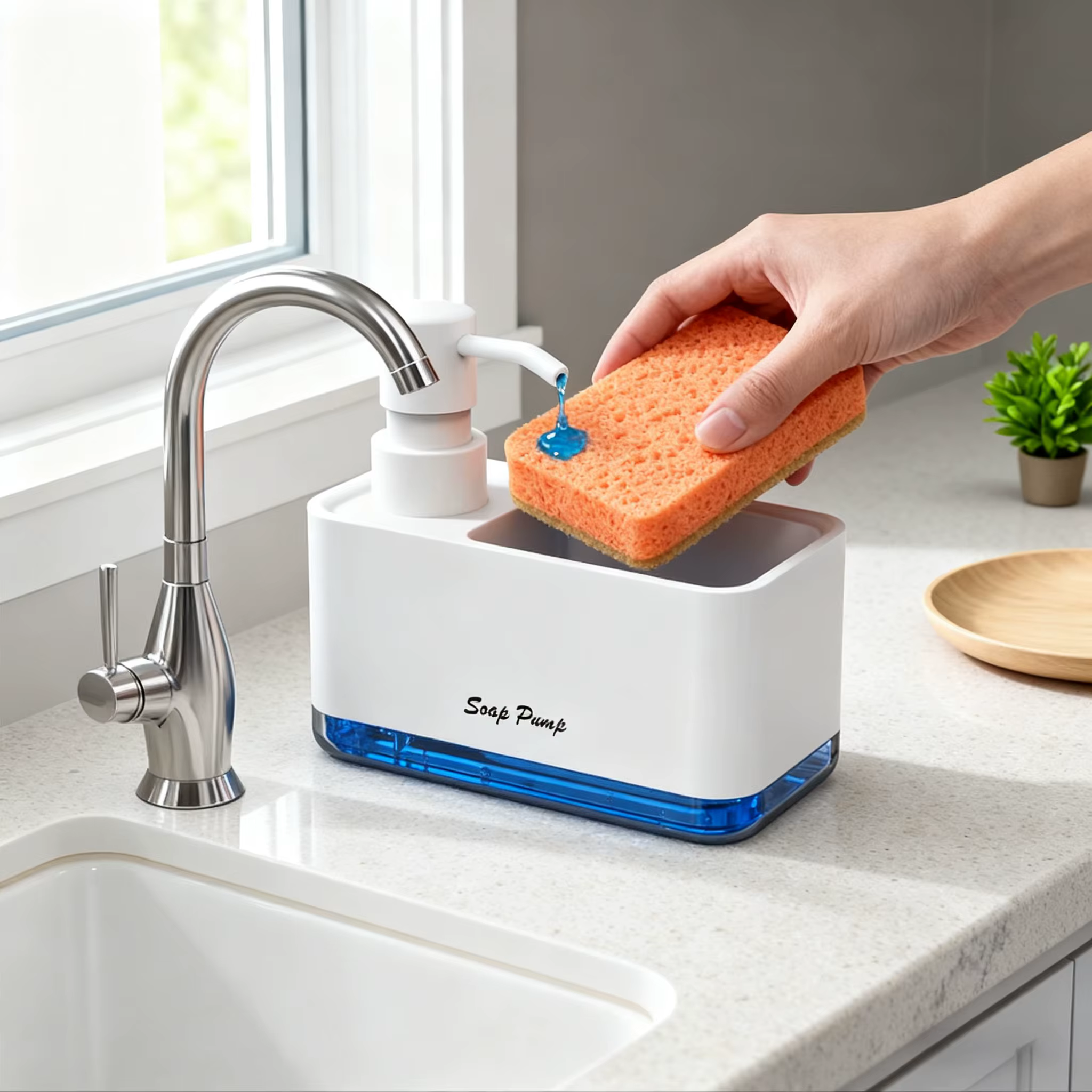 Distributeur de savon à vaisselle pour cuisine