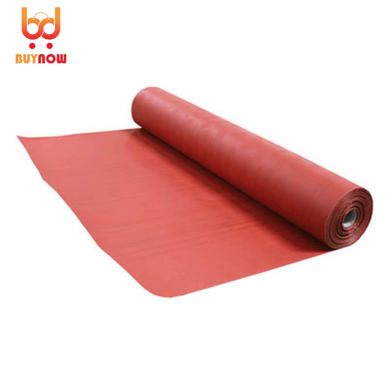 Nouveau Tissu Ignifuge en Silicone 2026, Tissu de Soudure en Fibre de Verre Résistant aux Flammes et Isolant Thermique, Couleurs Gris et Rouge