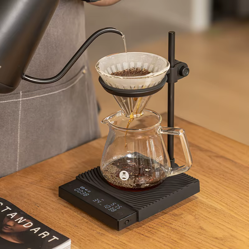 TIMEMORE Blackmirror Duo café balances numériques pesant chronométrage mesure du débit avec support détachable Mini