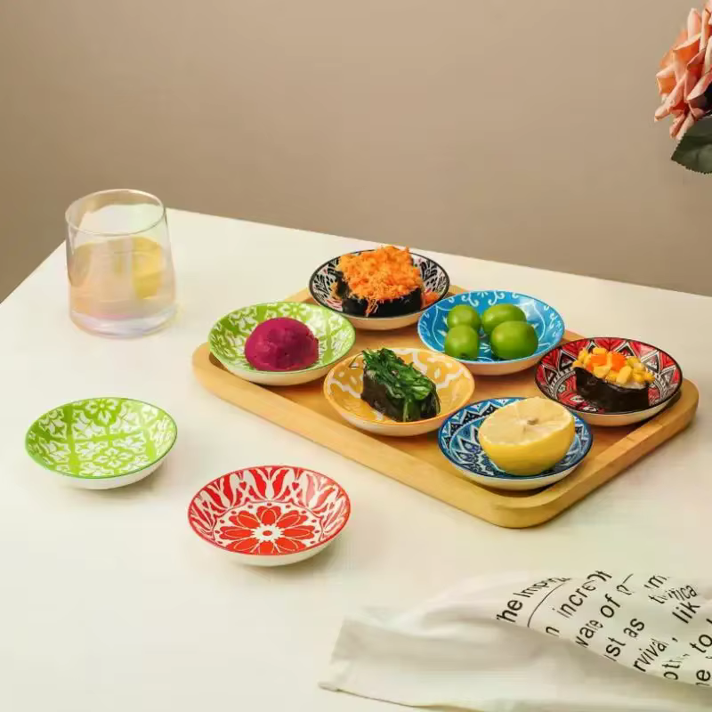 Plats à condiments en céramique