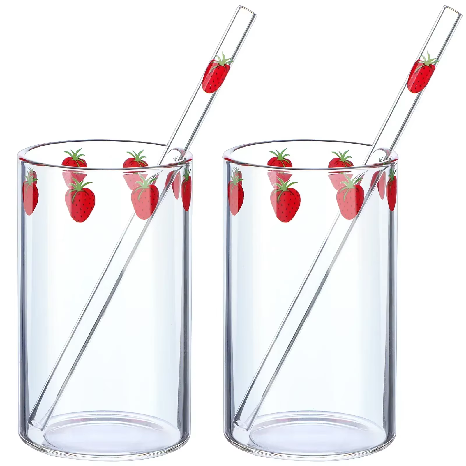 Tasses à café aux fraises de 300ml