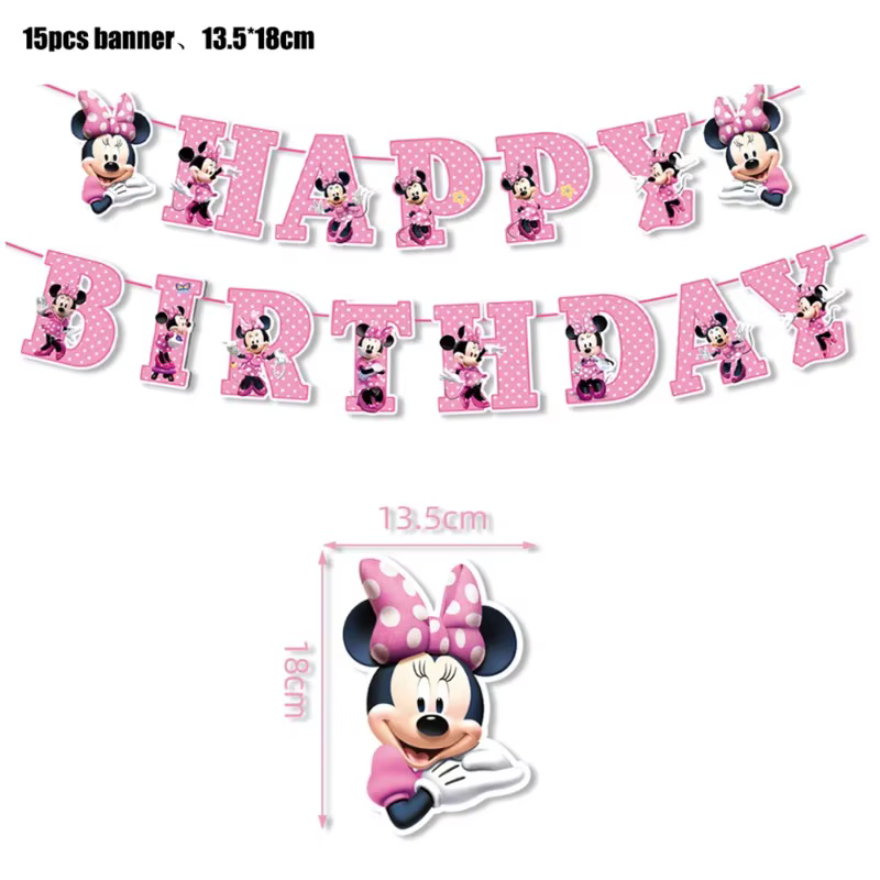 Décoration d'anniversaire Disney Minnie