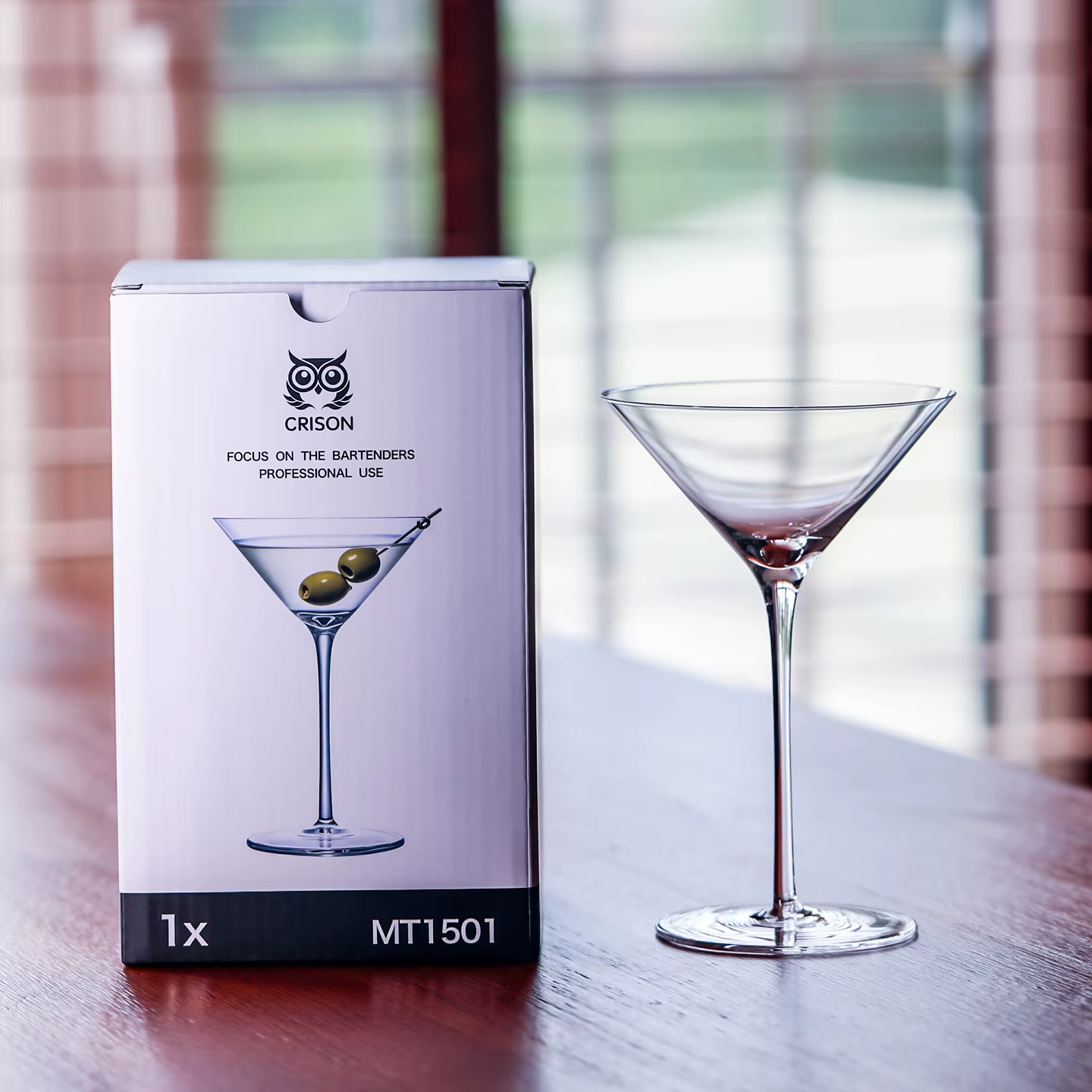 CRISON verre cristal Bar Martini