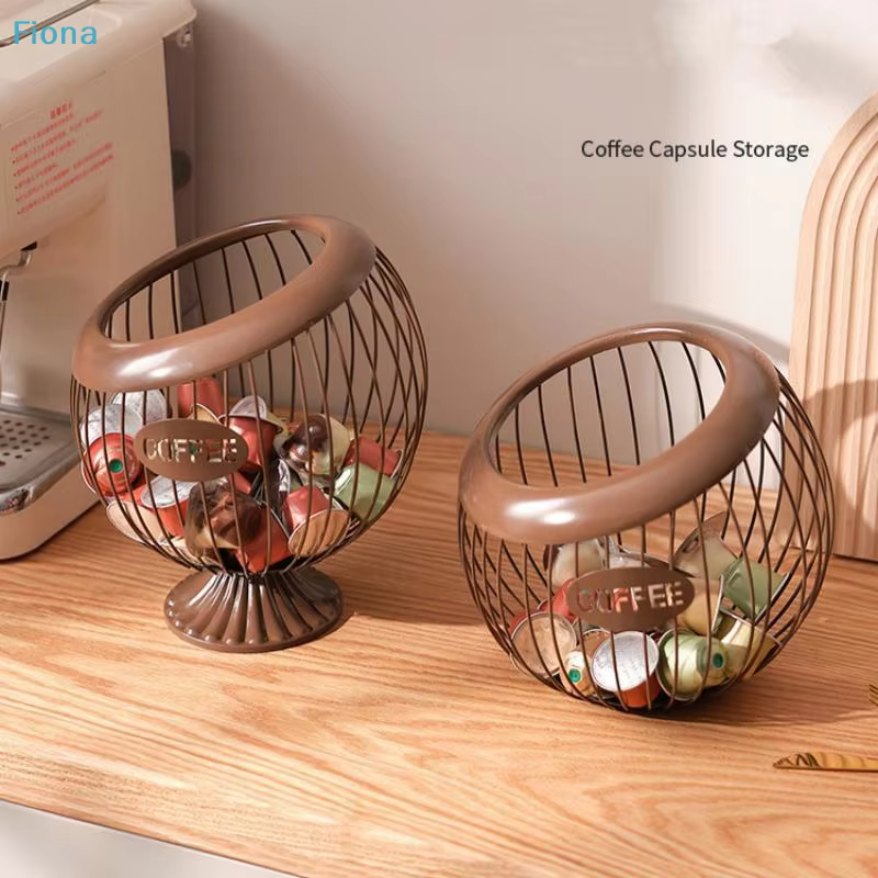 ✔ Porte-capsules à café en fil métallique