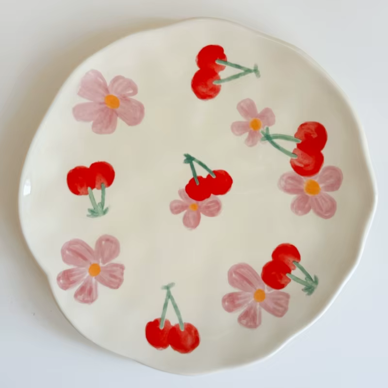 Ensemble de tasses à café avec assiette en céramique