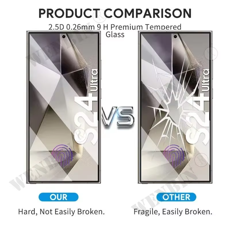 3 pièces verre trempé pour Samsung Galaxy S26 S25 S24 S23 S22 Ultra Plus FE A57 A56 A36 A17 protecteur d'écran verre de protection complet