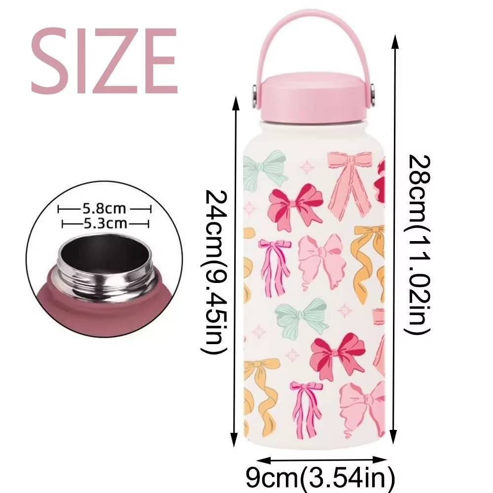Cadeau INS bouteille d'eau isolée Portable 1L tasse