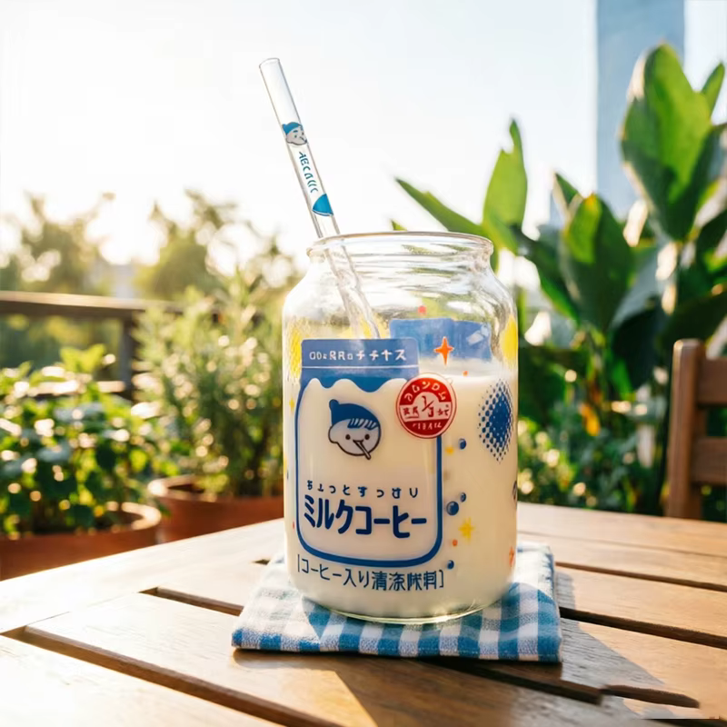 Tasse en verre mignonne