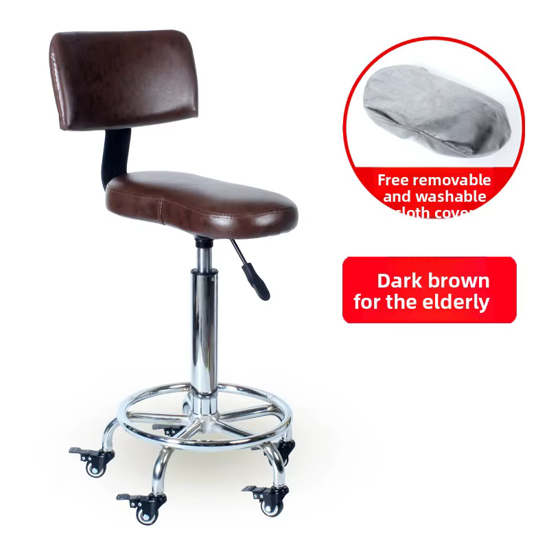 Chaise de cuisine ergonomique pour soins filials, tabouret haut ergonomique, siège élévateur pour lave-vaisselle, roue pivotante, tabouret de cuisine confortable