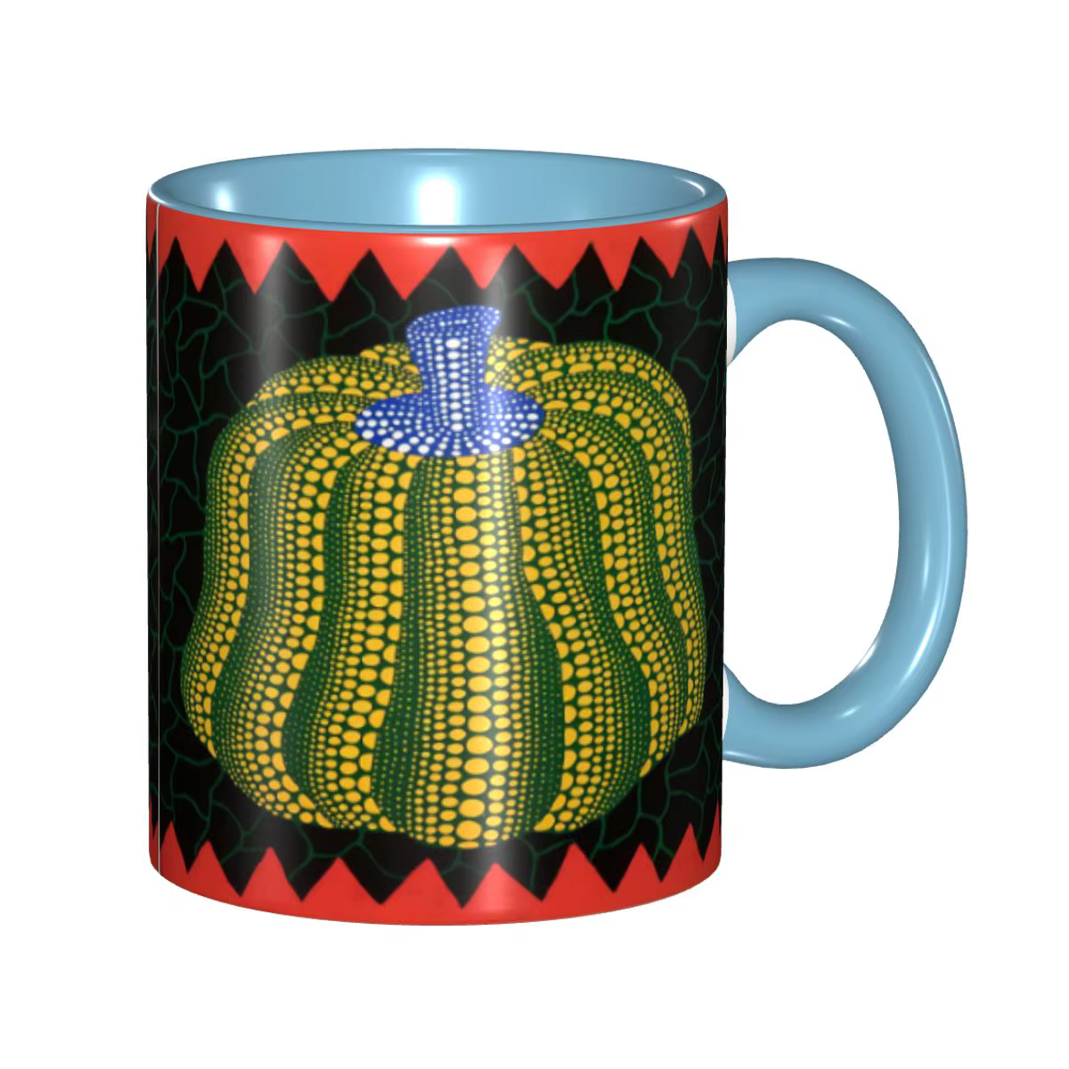 Tasse à café Yayois Kusamas, motif citrouille, tasses à thé kawaii, cadeaux