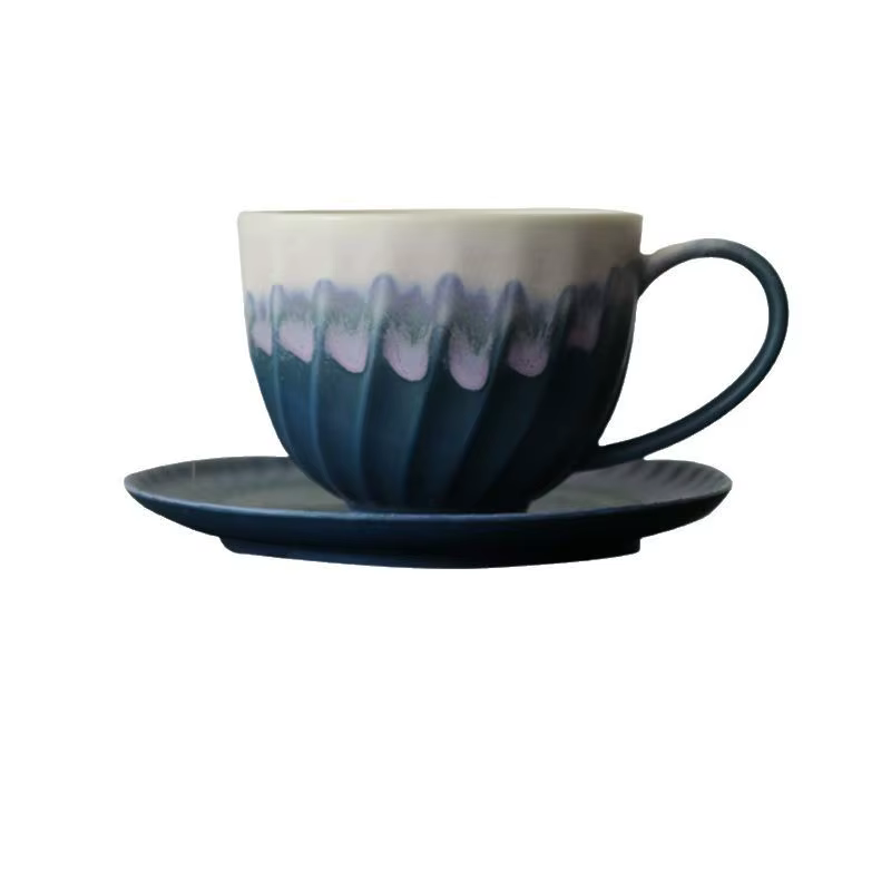 Tasse à café en céramique dégradée élégante