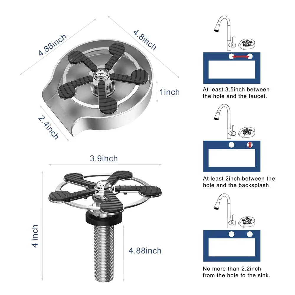 Lave-gobelet automatique en acier inoxydable