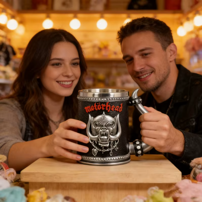Tasse à café sur le thème du heavy metal pour la maison