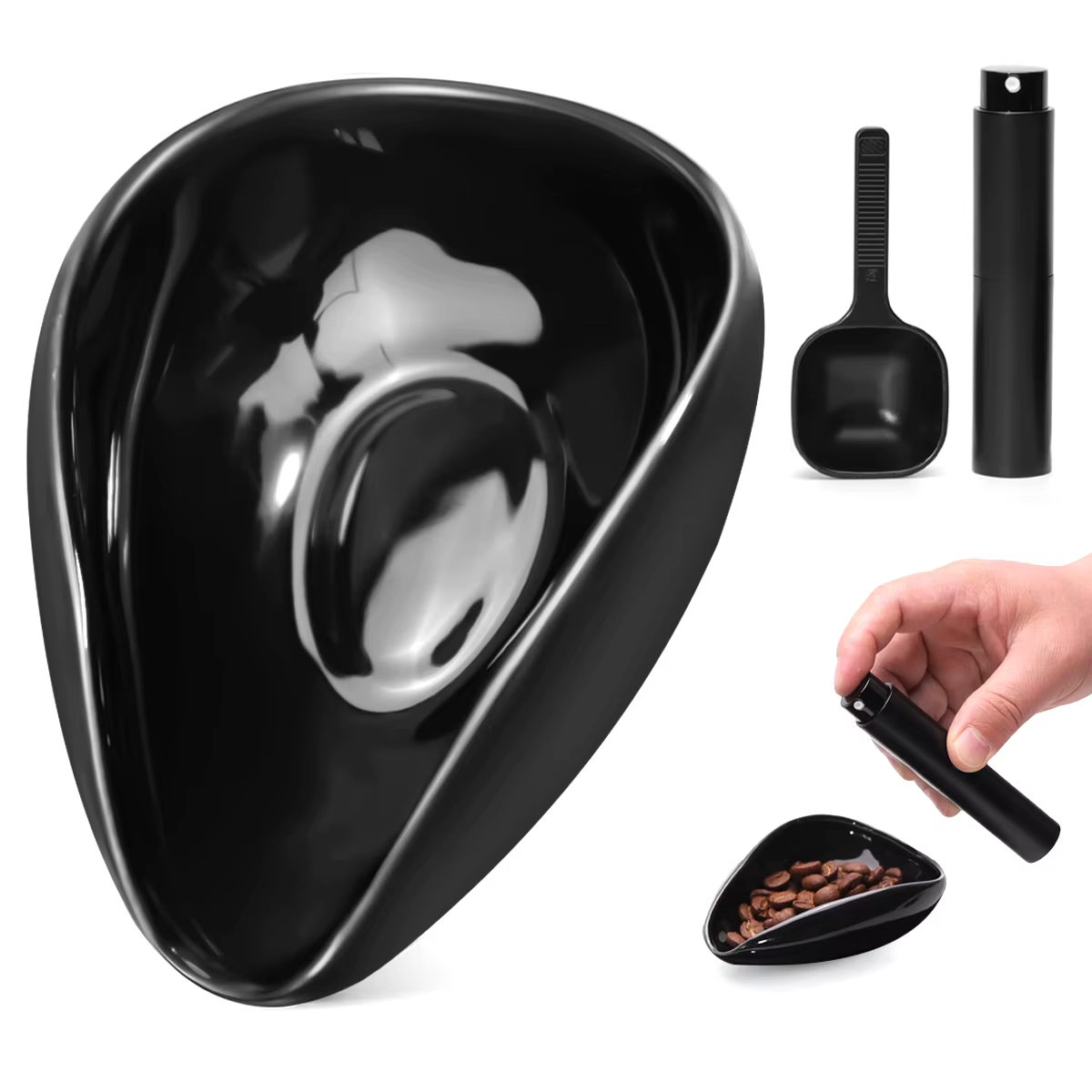 Leeseph – ensemble de tasses et cuillères doseuses pour grains de café