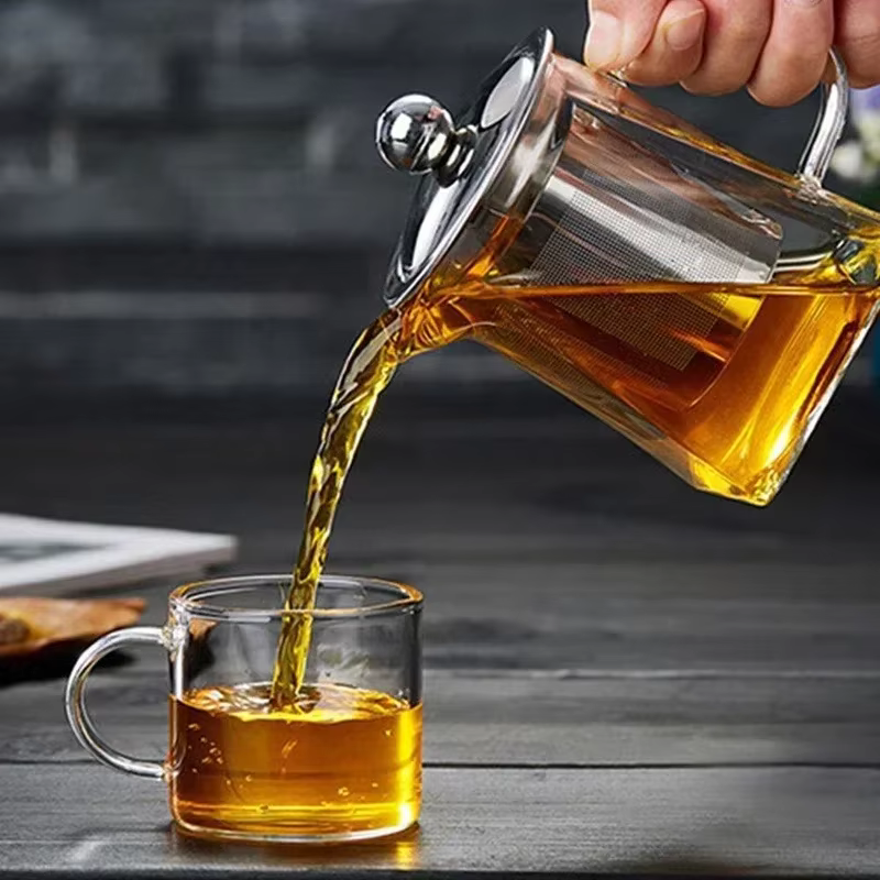 Kit complet de théière en verre (1 pièce) : durable et idéal pour la préparation du thé