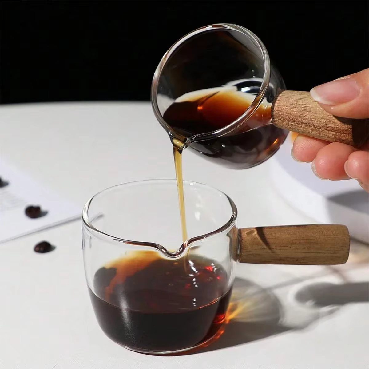 Tasse à mesurer en verre résistant à la chaleur