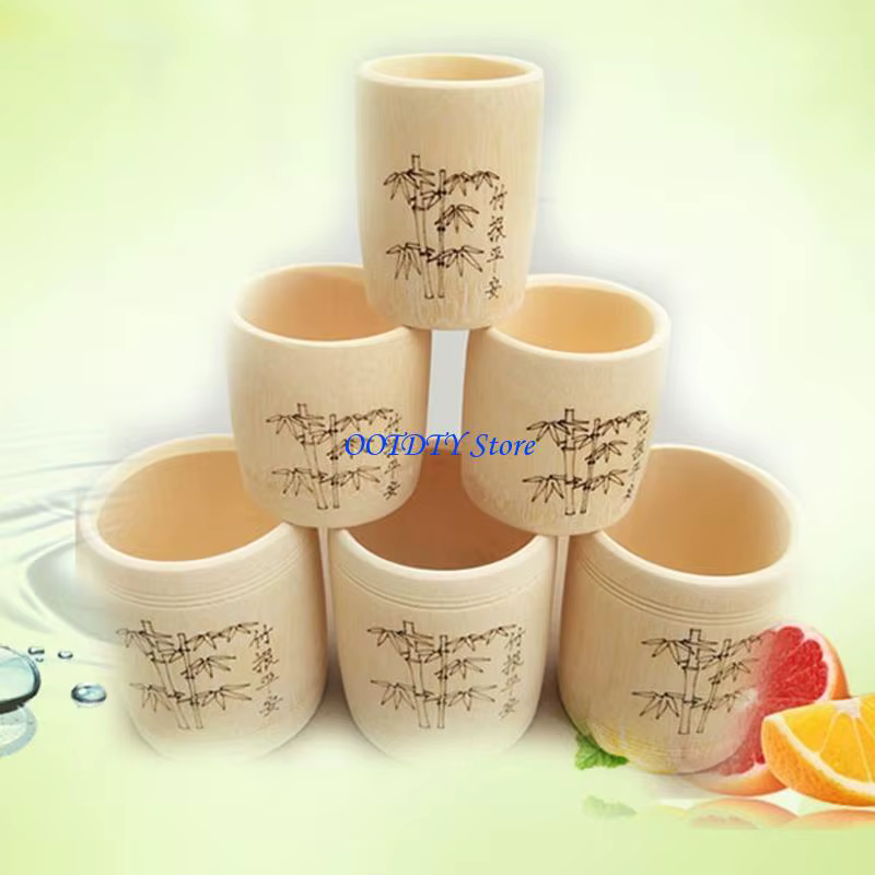 Tasse à boire en bois bambou 367A