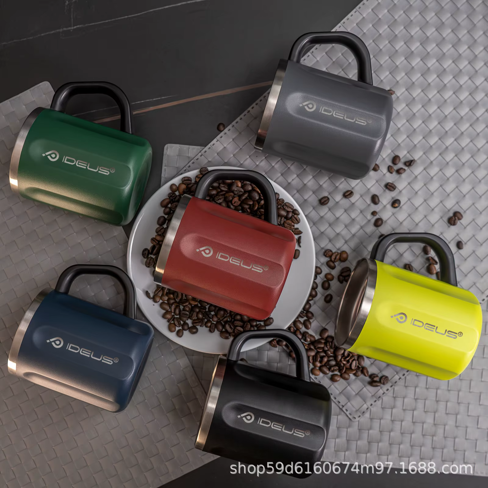Ideus 304 tasse à café isolée en acier inoxydable