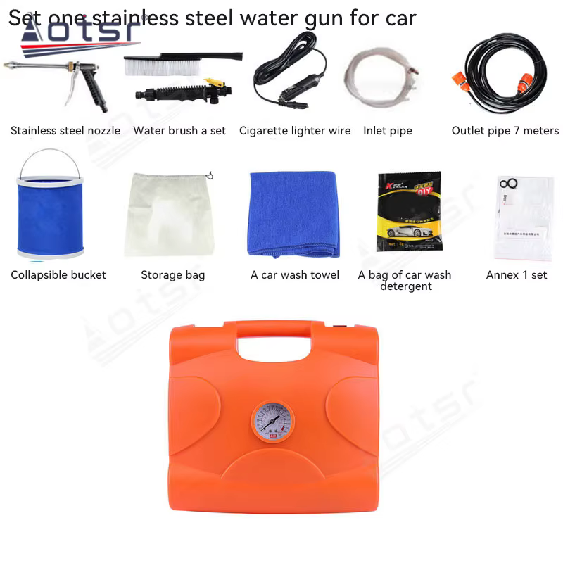 Machine de lavage de voiture 220V haute tension, dispositif de lavage de voiture portable, auto-service domestique, pompe de lavage de voiture électrique, machine intégrée