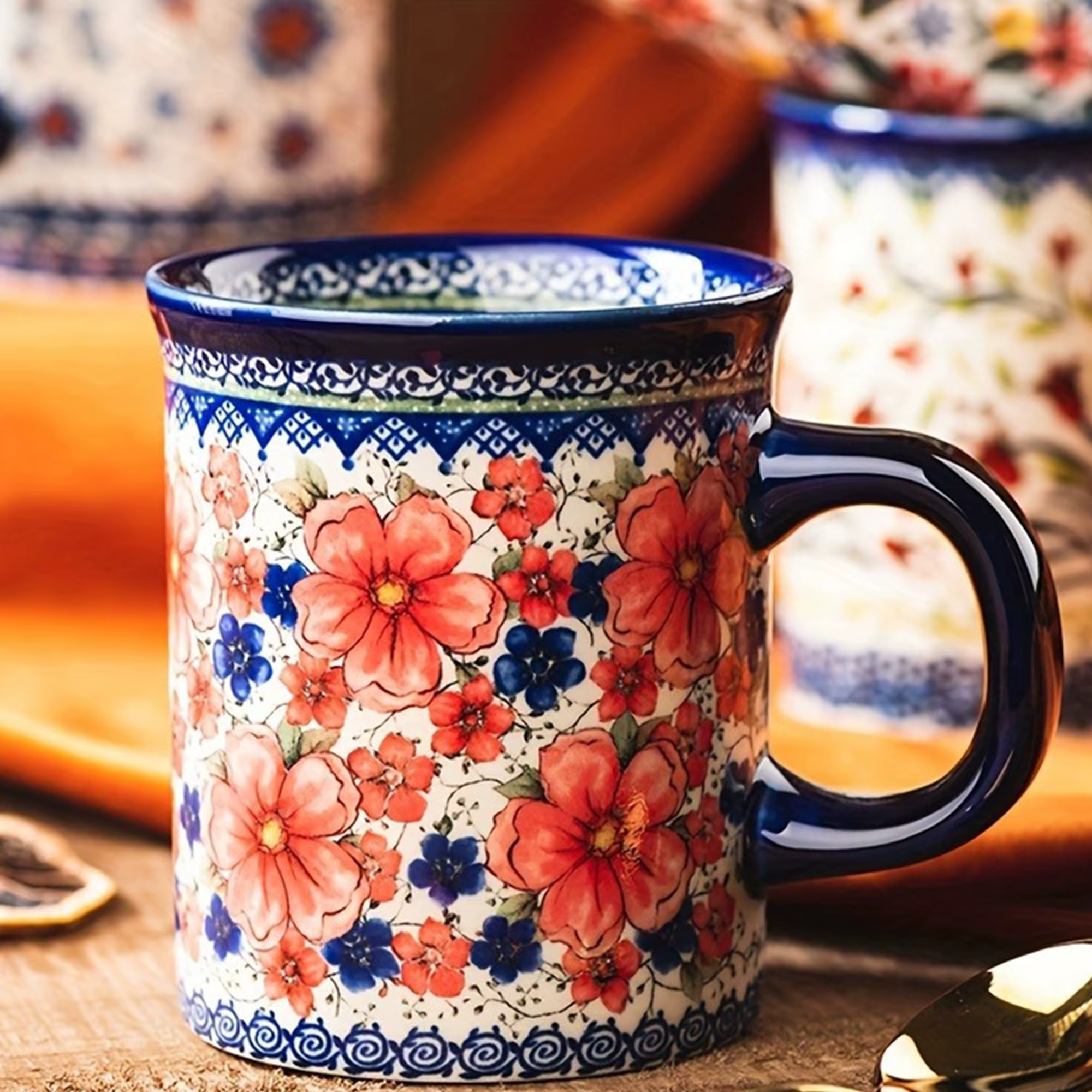 Tasse à café avec poignée