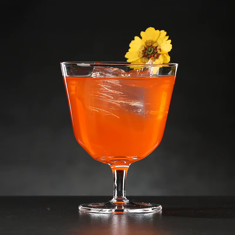 1 verres à cocktail en verre à Martini