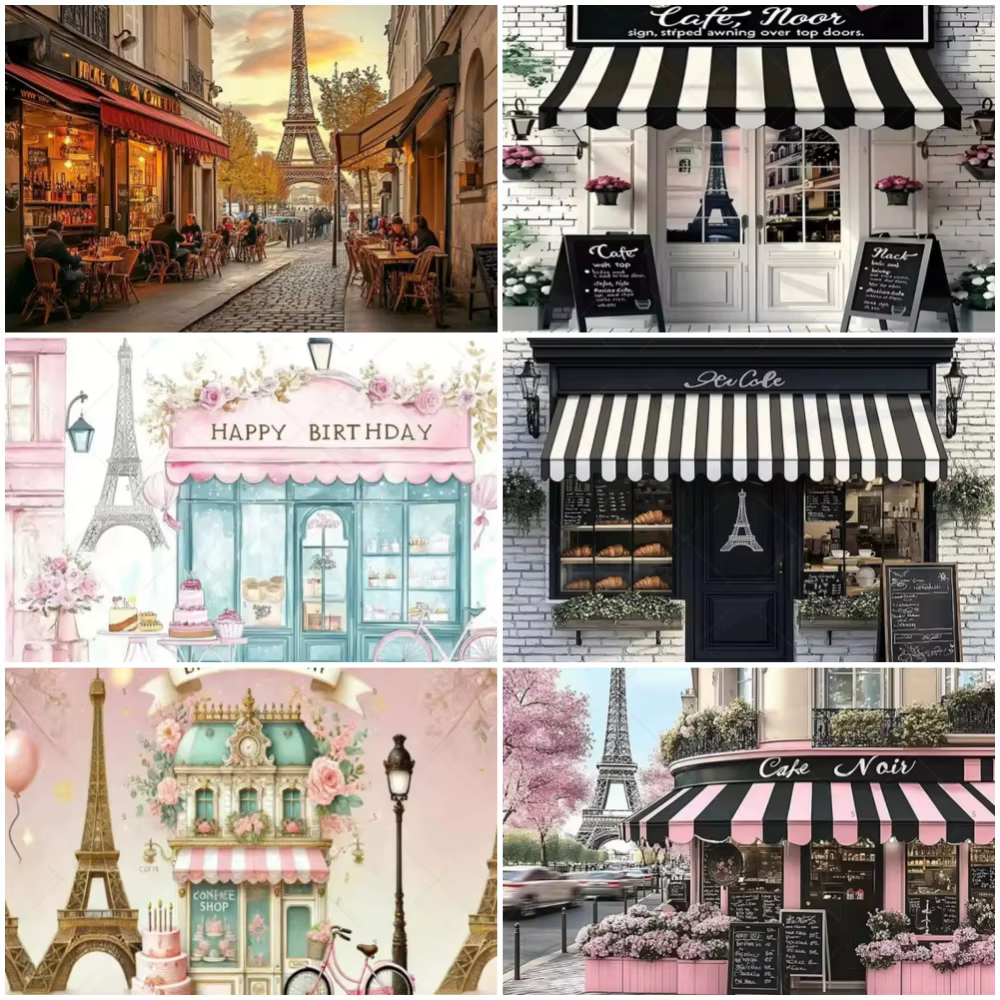Décor de café parisien