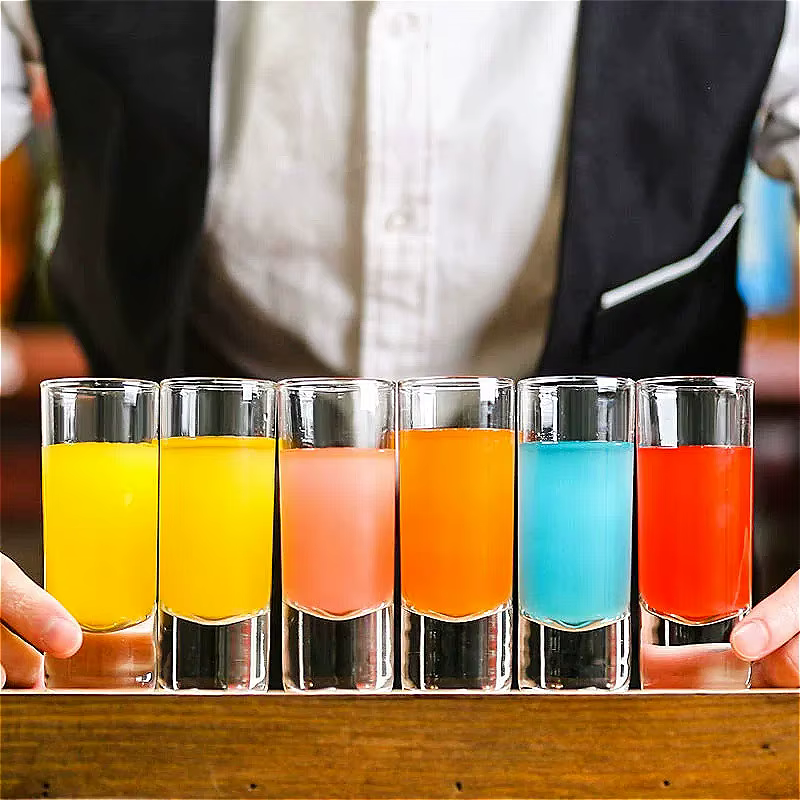 Verre à Shot à fond épais 30ml/60ml