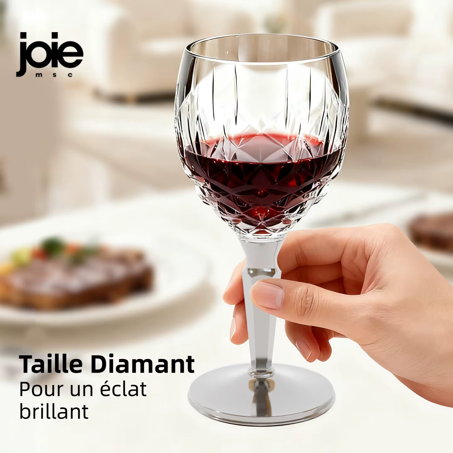 Joie Verre à vin portable incassable Gobelet PCTG