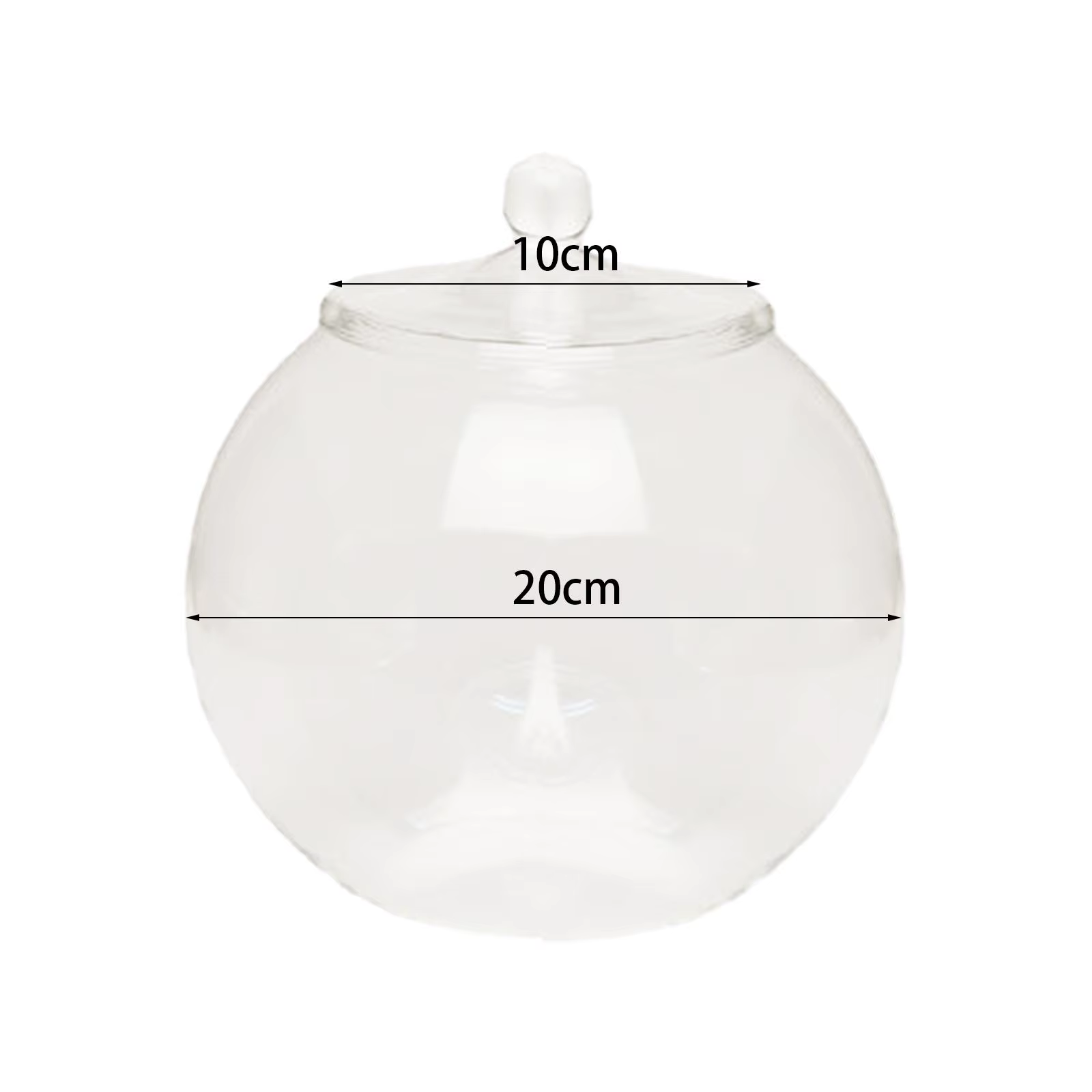 Pot de terrarium en verre scellé
