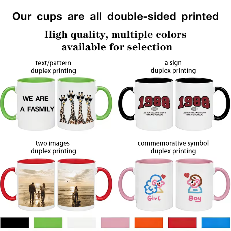 Tasse personnalisée avec photos et texte