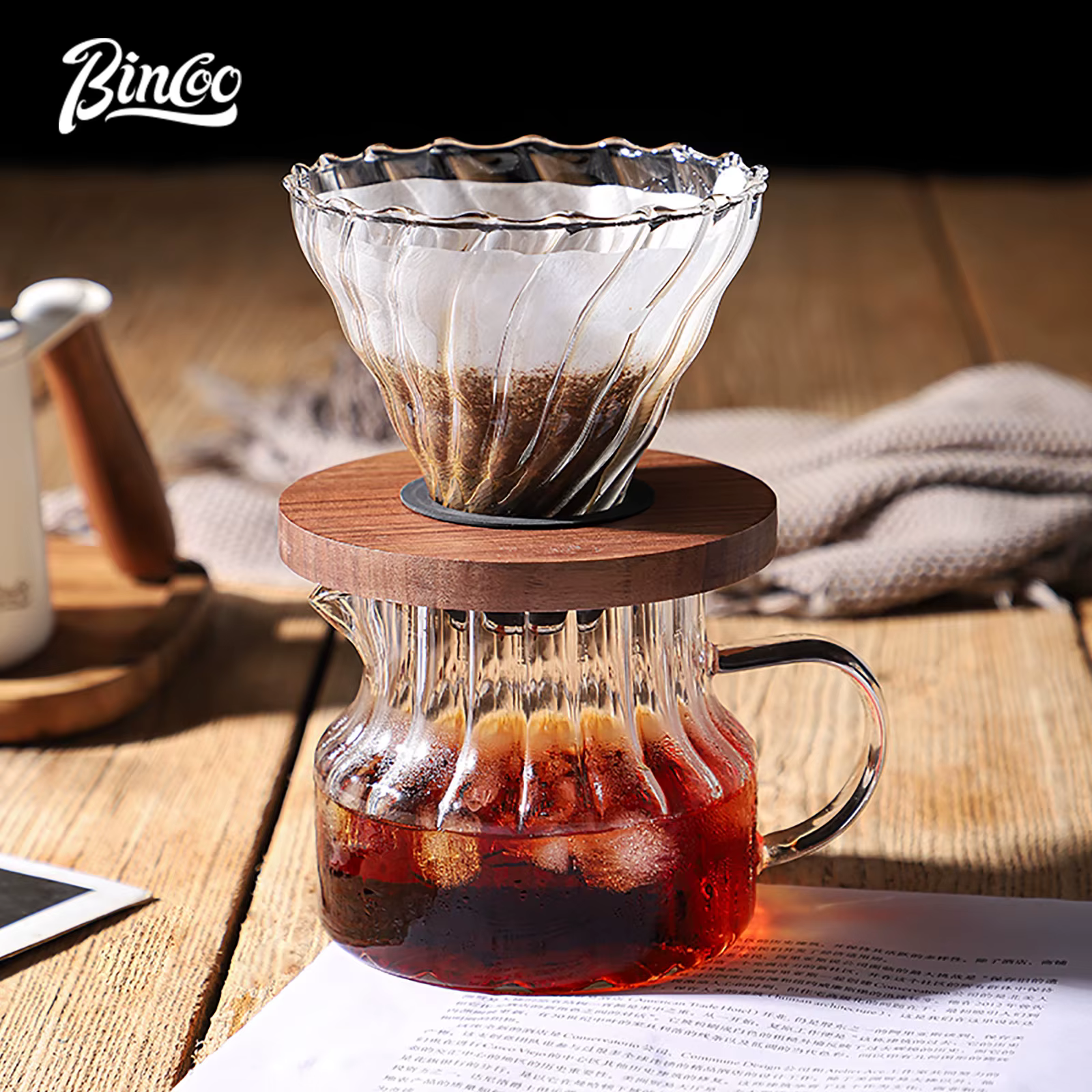 Bincoo-Ensemble de cafetière à verser