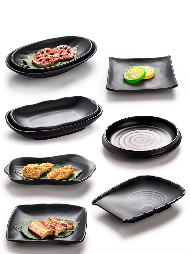 Assiette de barbecue en mélamine