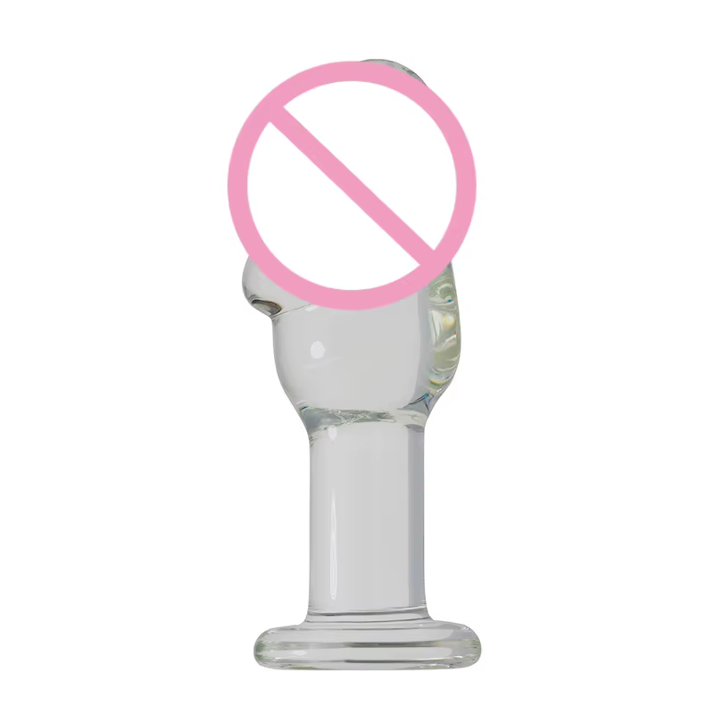 Godemiché en verre de cristal en forme de pénis réaliste, perles en verre, point G, Plug Anal, jouets sexuels érotiques pour femmes, Couples, jeux pour adultes