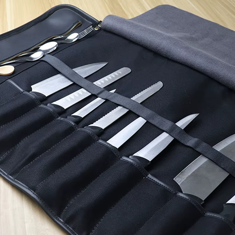 Sac à Rouleaux de Couteaux de Chef de Cuisine