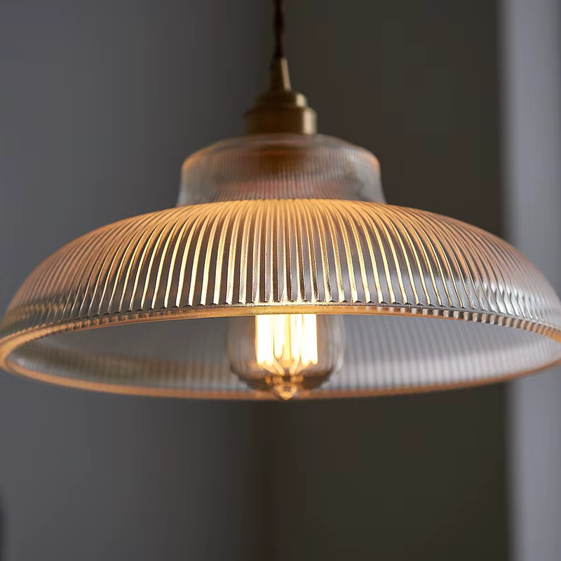 Vintage verre suspension vert lampe suspendue salon Luminaire Hall chambre Table à manger luminaires d'intérieur Lustre LED décor