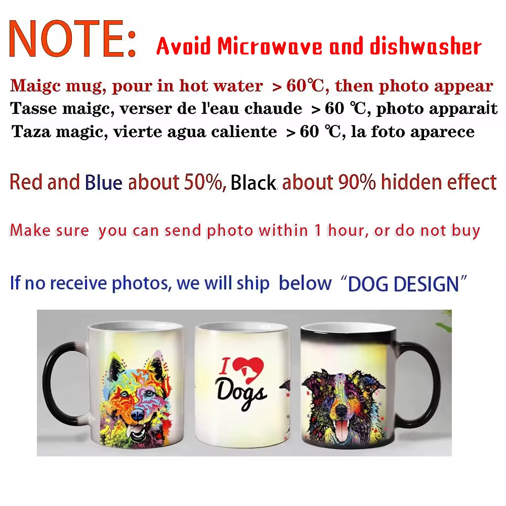 Tasses magiques personnalisées