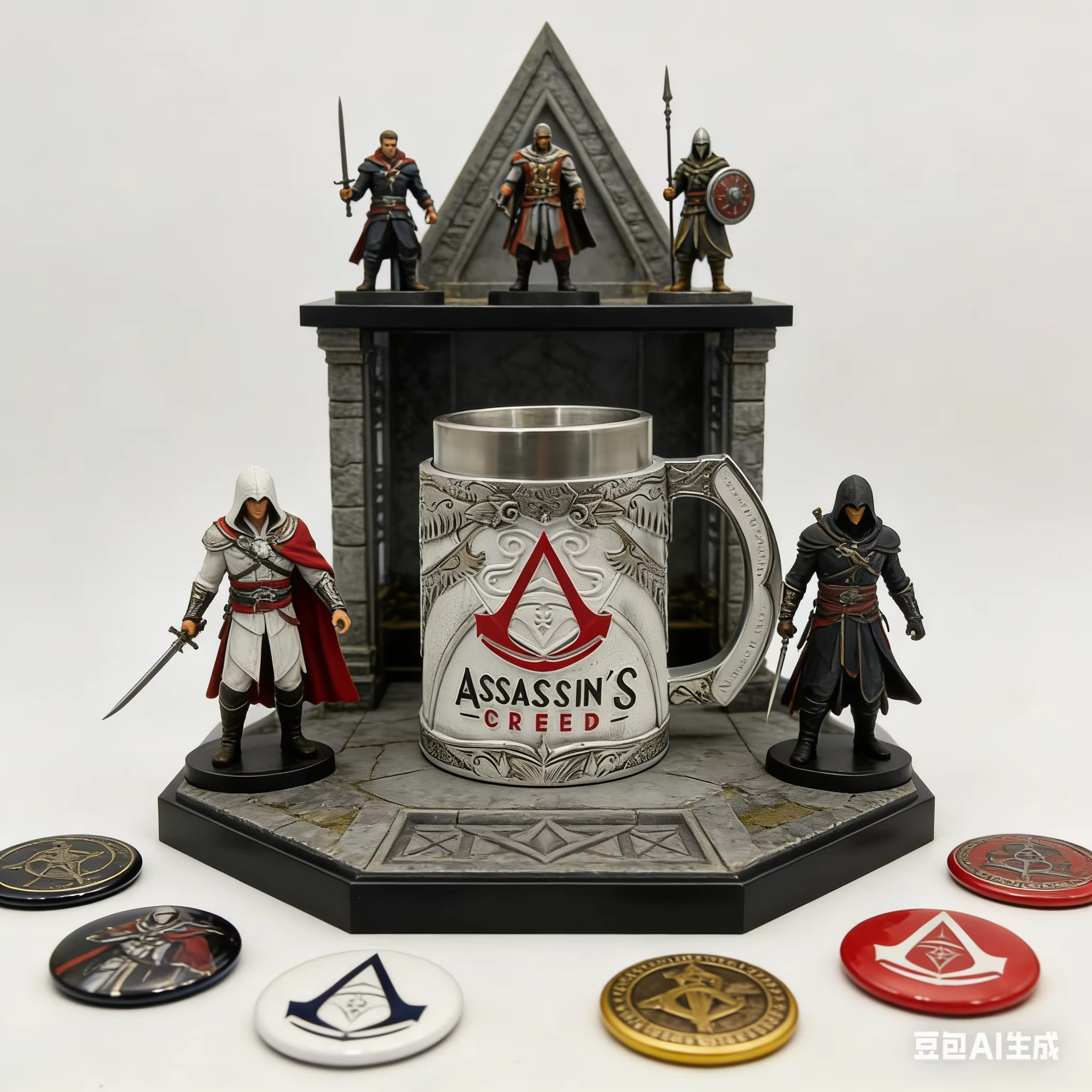 Chope à bière grande capacité Assassin's Creed