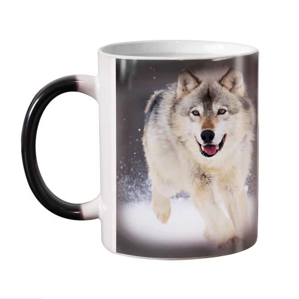 Tasse à café en céramique sensible à la chaleur
