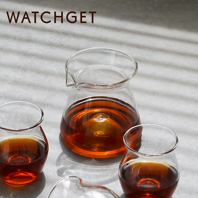 Watchget – serveur à café en verre de 300ml