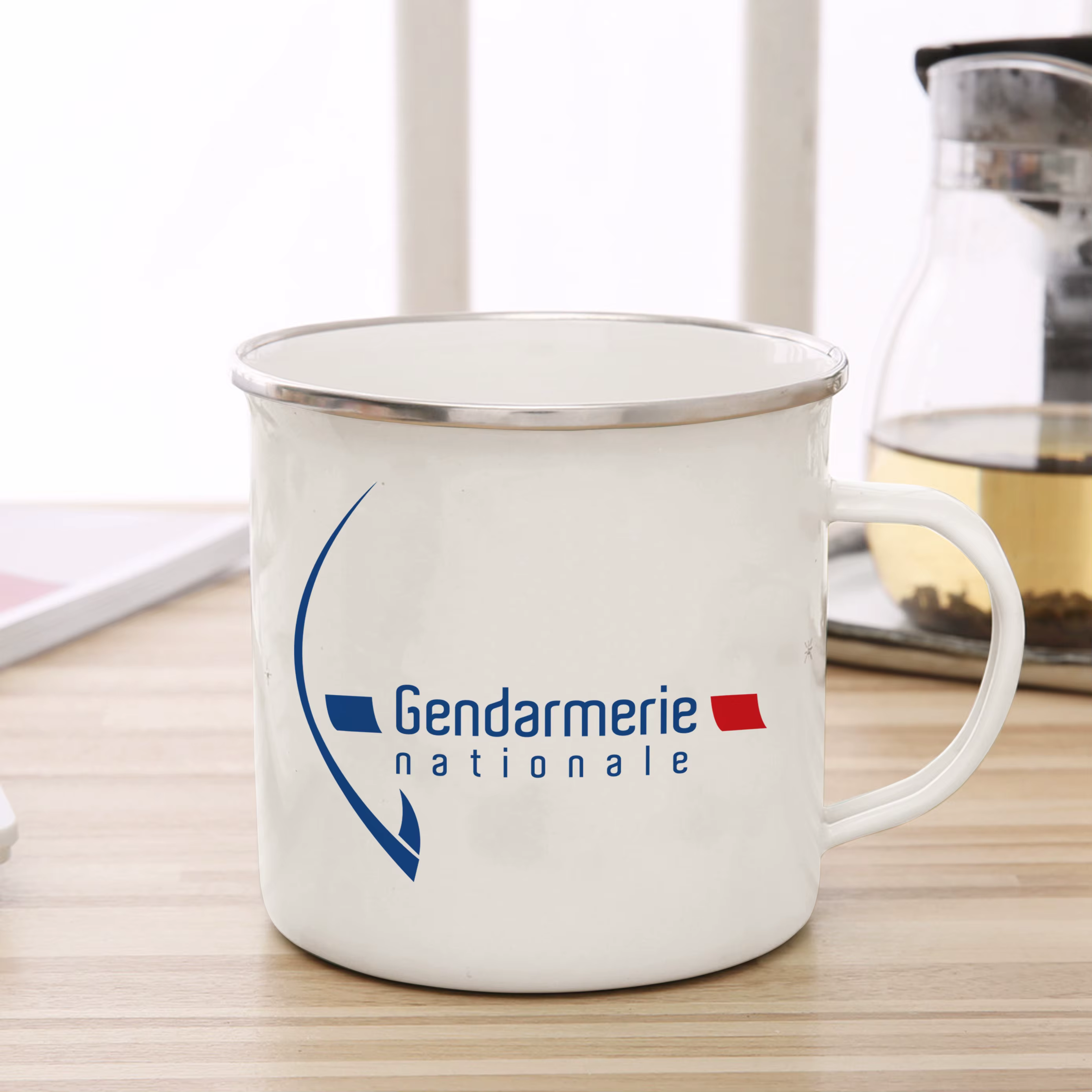 GIGN – tasse à café en céramique émail