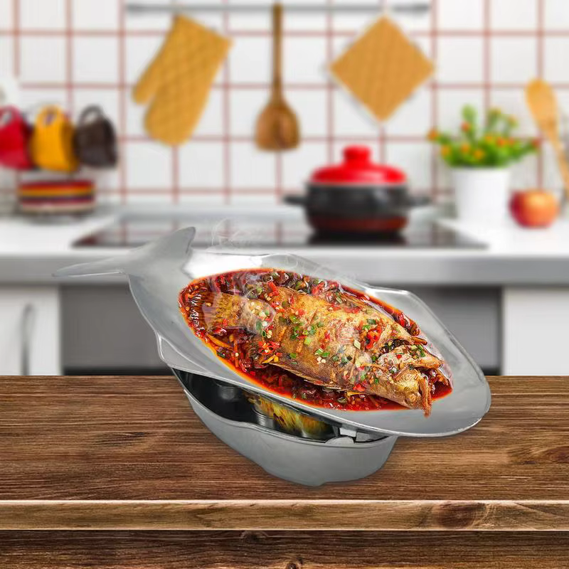 Assiette à poisson grillée commerciale