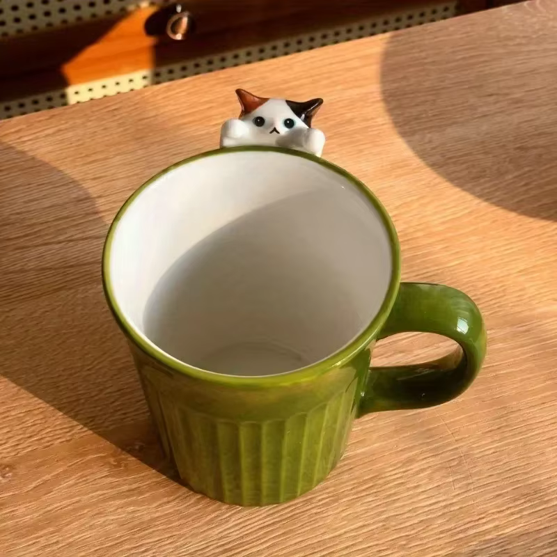 Mug à chat adorable – Tasse à café en céramique mignonne avec motif