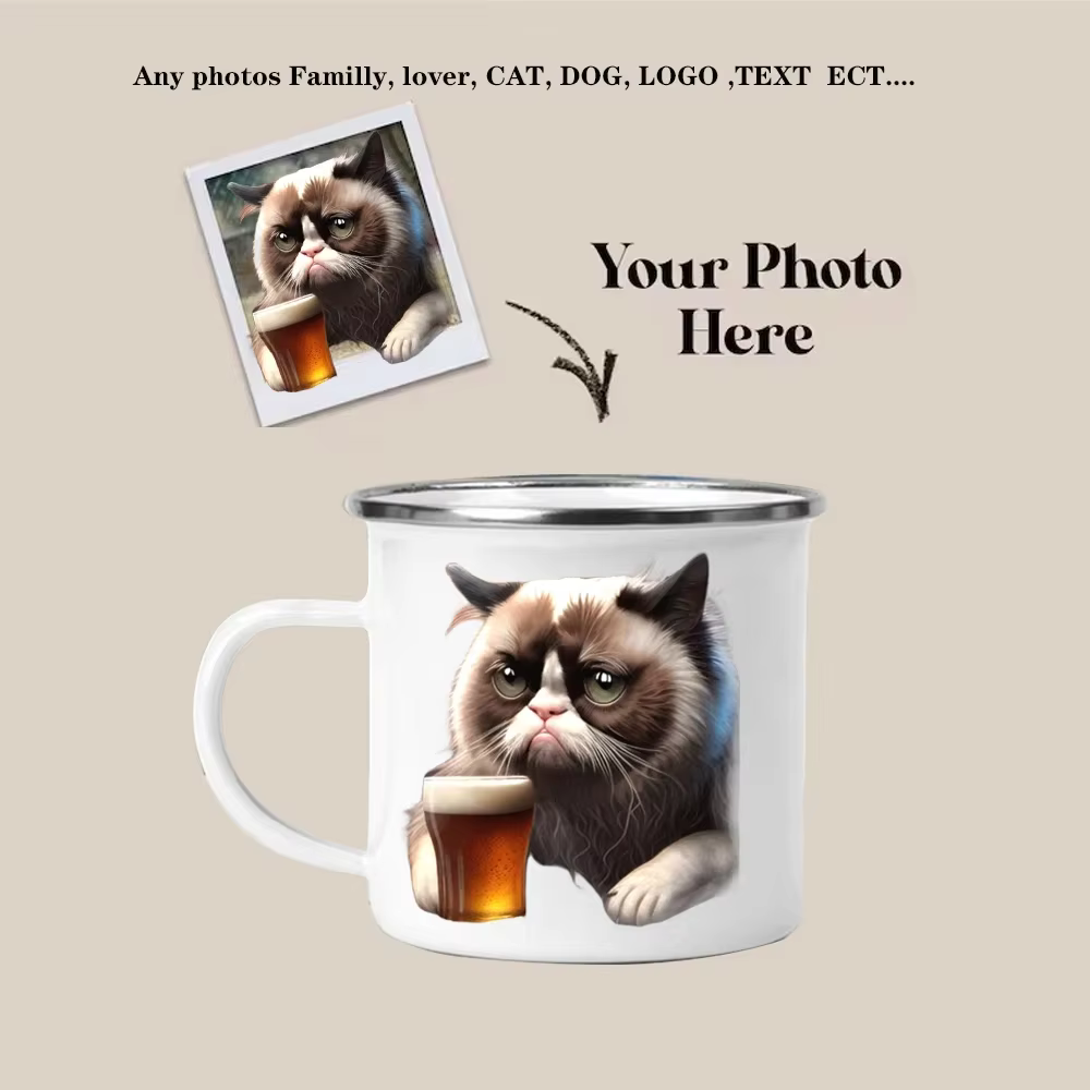 Tasse à thé avec Photo personnalisée