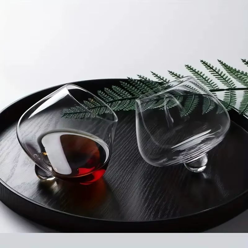 Verres à whisky rotatifs pour le ventre et la bière