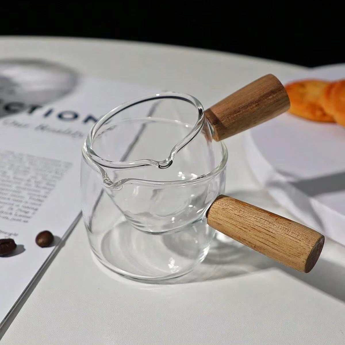 Tasse à mesurer en verre résistant à la chaleur