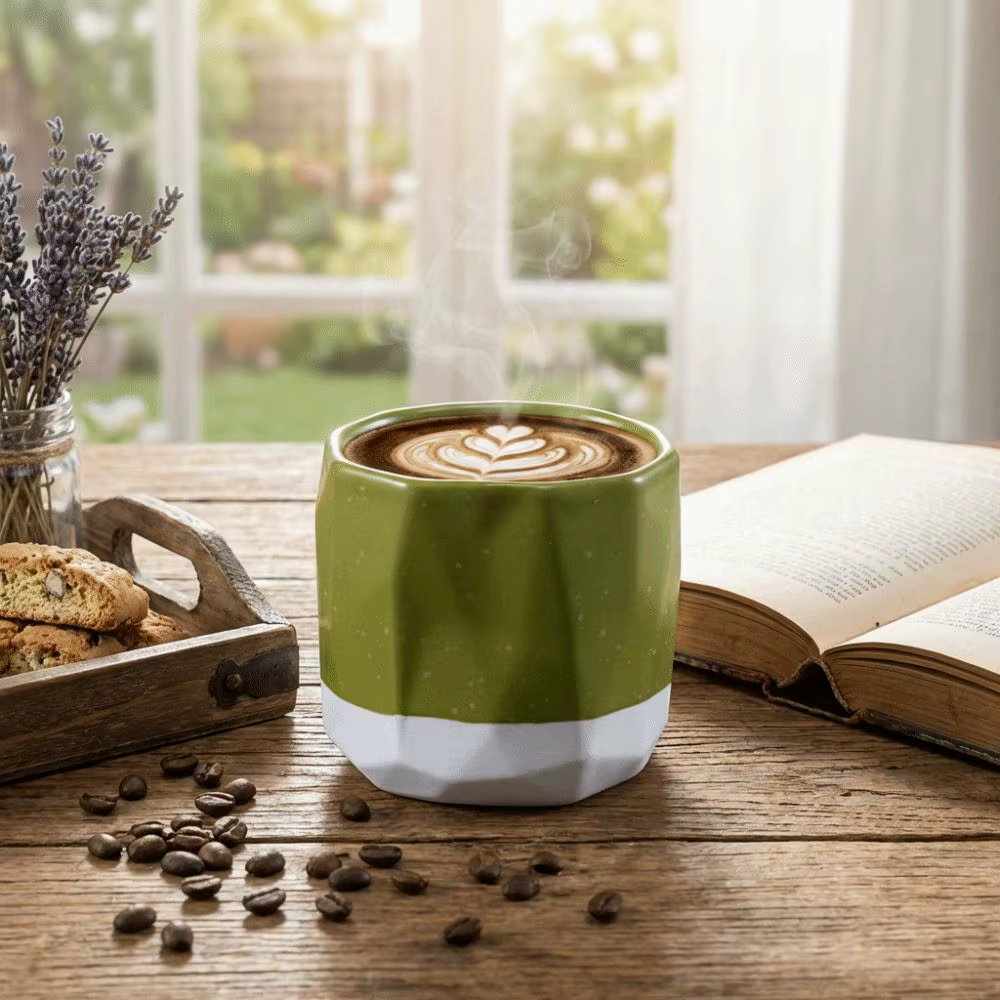 Tasse à café vintage en céramique