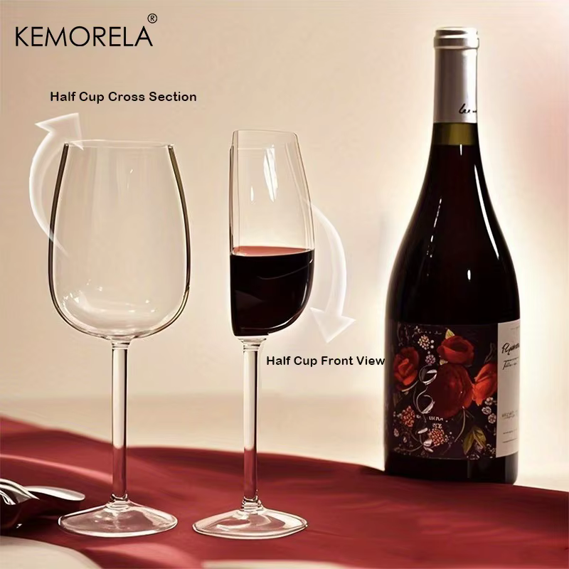 1/2 pièces nouveauté ensemble de verres à vin Style européen demi vin rouge
