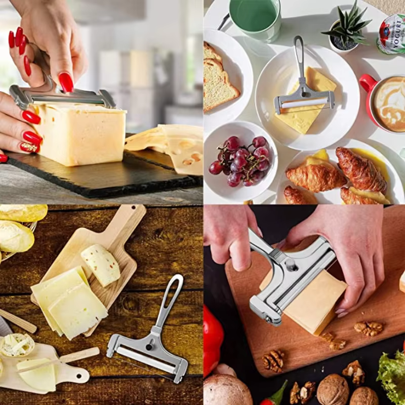 Trancheuse à fromage en alliage d'aluminium avec fil